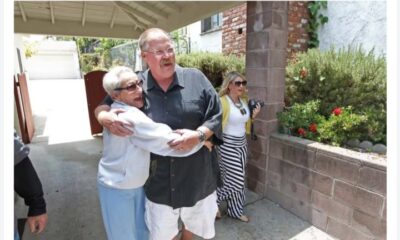 Andy Reid of the Chiefs grins broadly and says, "Happy birthday, Mom!" on his mother's amazing 105th birthday.