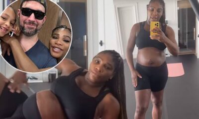 "Here we go again: Serena Williams spreads joy online with her announcement of pregnancy number three."